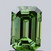 1.01ct EMERALD Diamond GREEN VS1 VG - IGI 821695734