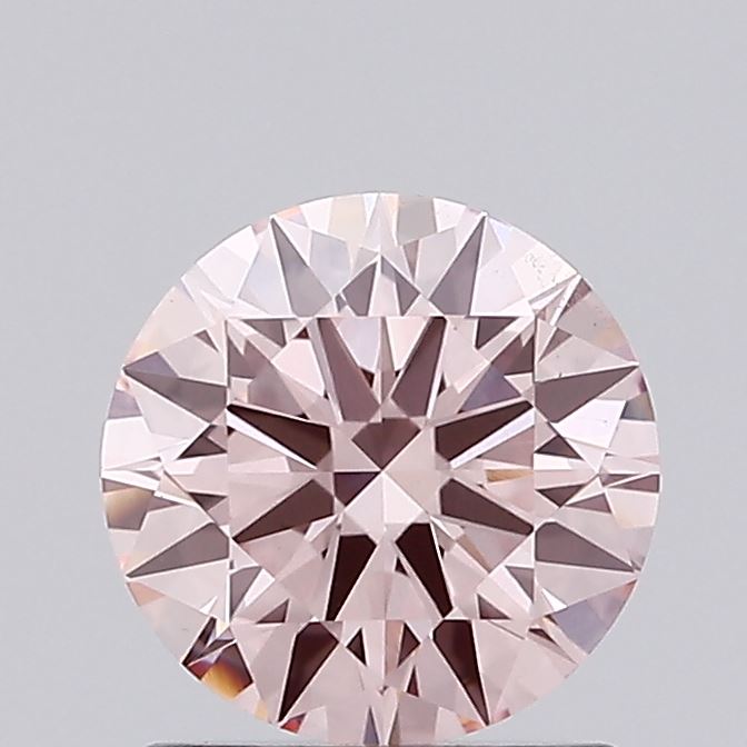 1.01ct ROUND Diamond PINK VS1 EX - IGI 690503620