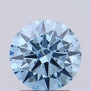 1.55ct ROUND Diamond BLUE SI1 EX - IGI 625421385