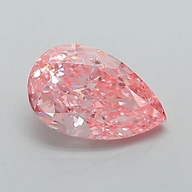 0.62ct PEAR Diamond PINK VVS2 VG - IGI 591358261
