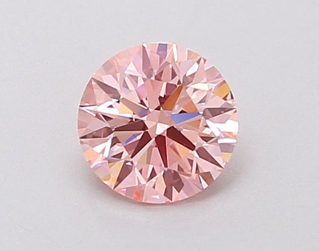 0.45ct ROUND Diamond PINK VVS2 EX - IGI 634471537