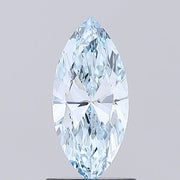 0.99ct MARQUISE Diamond BLUE VS1 VG - IGI 803644193