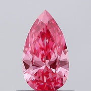 0.52ct PEAR Diamond PINK VVS2 VG - IGI 782639551
