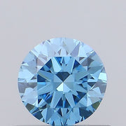0.52ct ROUND Diamond BLUE VVS2 VG - IGI 815693973