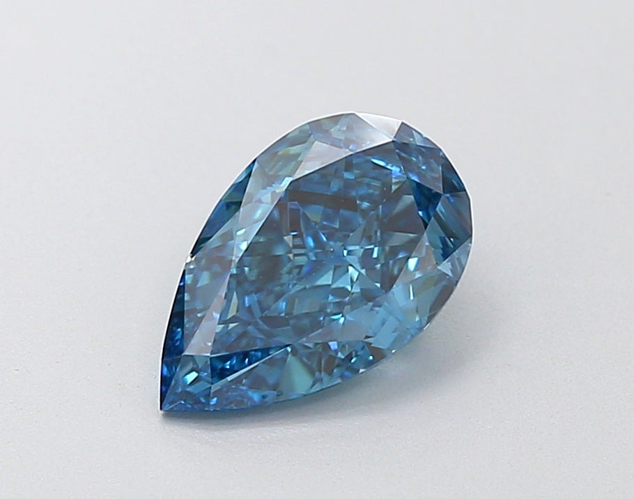 1.63ct PEAR Diamond BLUE VS2 EX - IGI 646444618