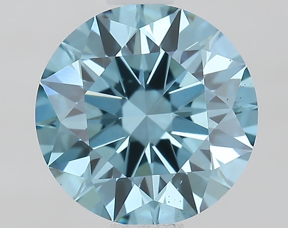 1.05ct ROUND Diamond BLUE VS1 EX - IGI 675530169
