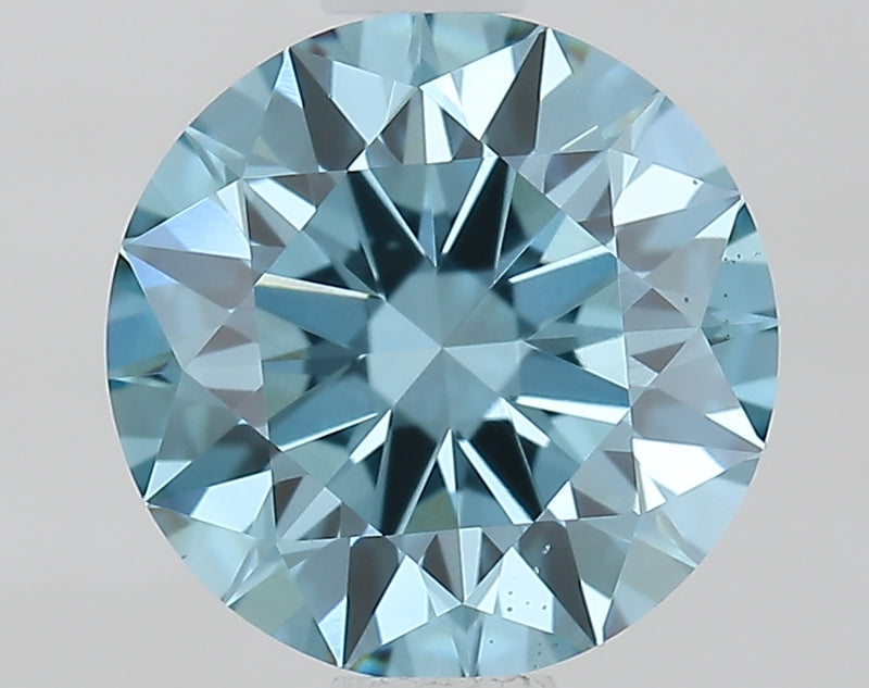 1.05ct ROUND Diamond BLUE VS1 EX - IGI 675530169