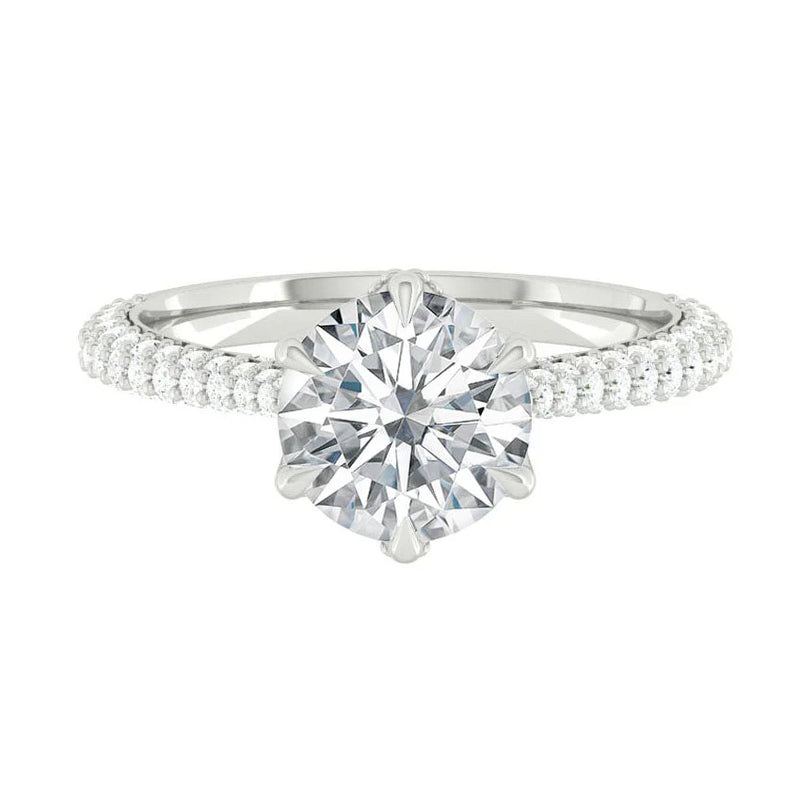 Maria Lab Diamond 3.09ct F VVS2 Id IGI Platinum