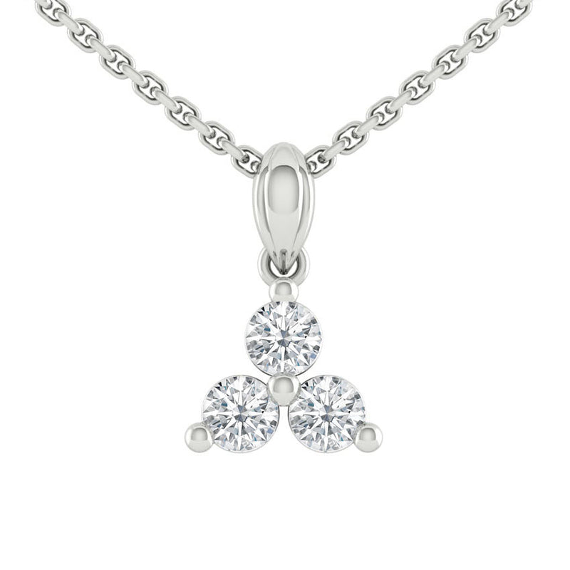 Trio Lab Diamond Necklace *new*