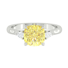 Load image into Gallery viewer, Sophia Sunburst Cushion Diamond
