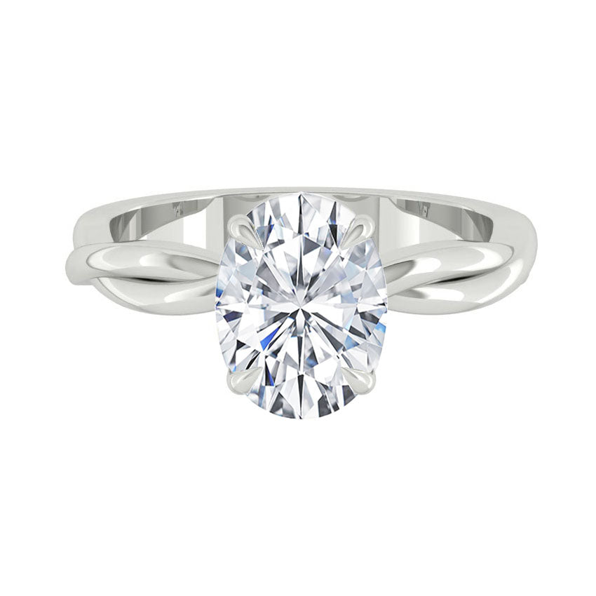 Fiore Solitaire Oval Diamond