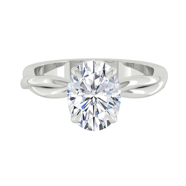 Fiore Solitaire Oval Diamond