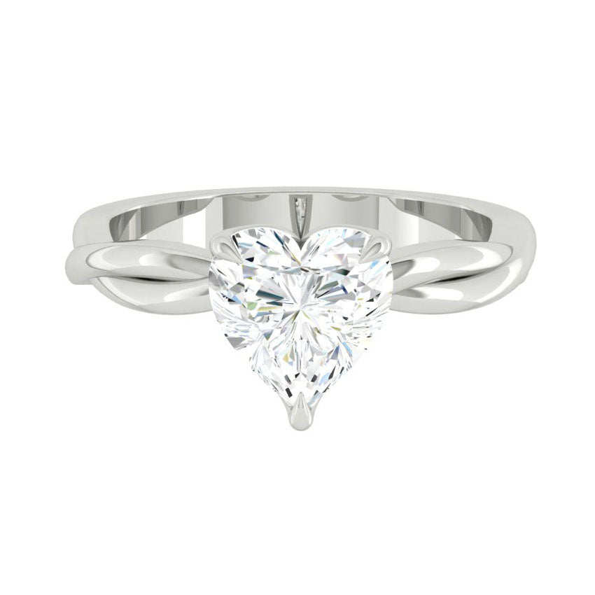 Fiore Solitaire Heart Diamond