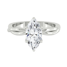 Load image into Gallery viewer, Fiore Solitaire Marquise Lab Diamond 1.01ct D VS1 Ex IGI 14K White Gold
