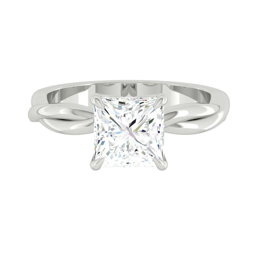 Fiore Solitaire Princess Diamond