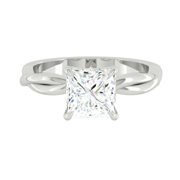 Fiore Solitaire Princess Diamond