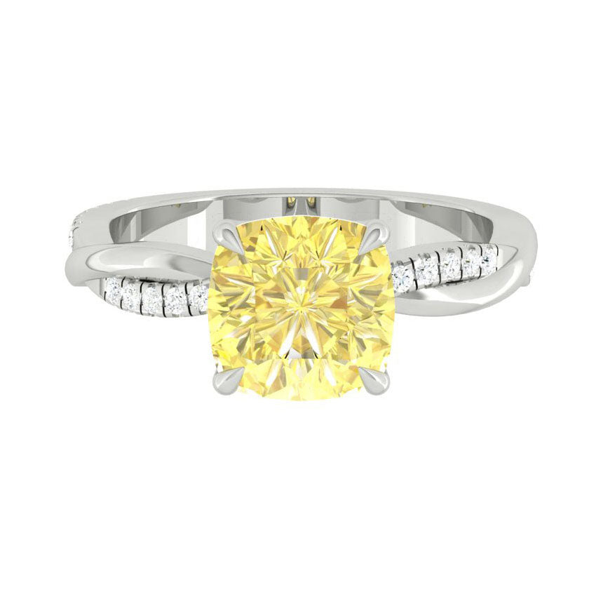 Fiore Sunburst Cushion Diamond