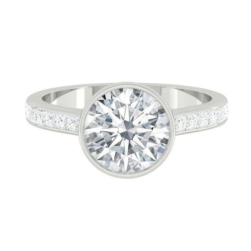 Carla Channel Moissanite