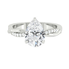 Load image into Gallery viewer, Fiore Pear Moissanite
