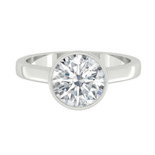 Load image into Gallery viewer, Carla 1.00ct D VVS2 Id IGI 14K White Gold
