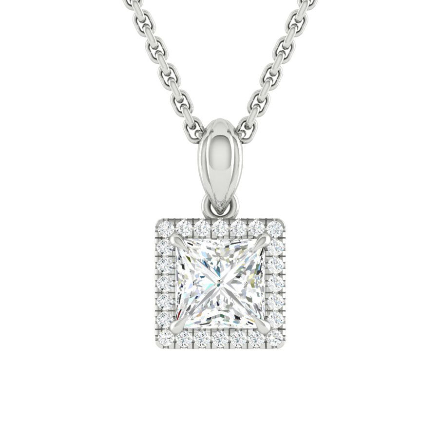 Montevalle Princess Necklace Lab Diamond *new*