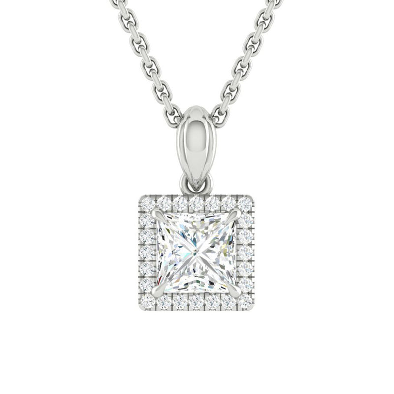Montevalle Princess Necklace Lab Diamond *new*
