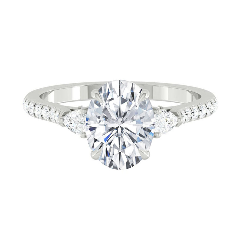 Sophia Pavé Oval Lab Diamond *new*