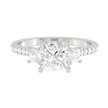 Load image into Gallery viewer, Sophia Pavé Princess Moissanite
