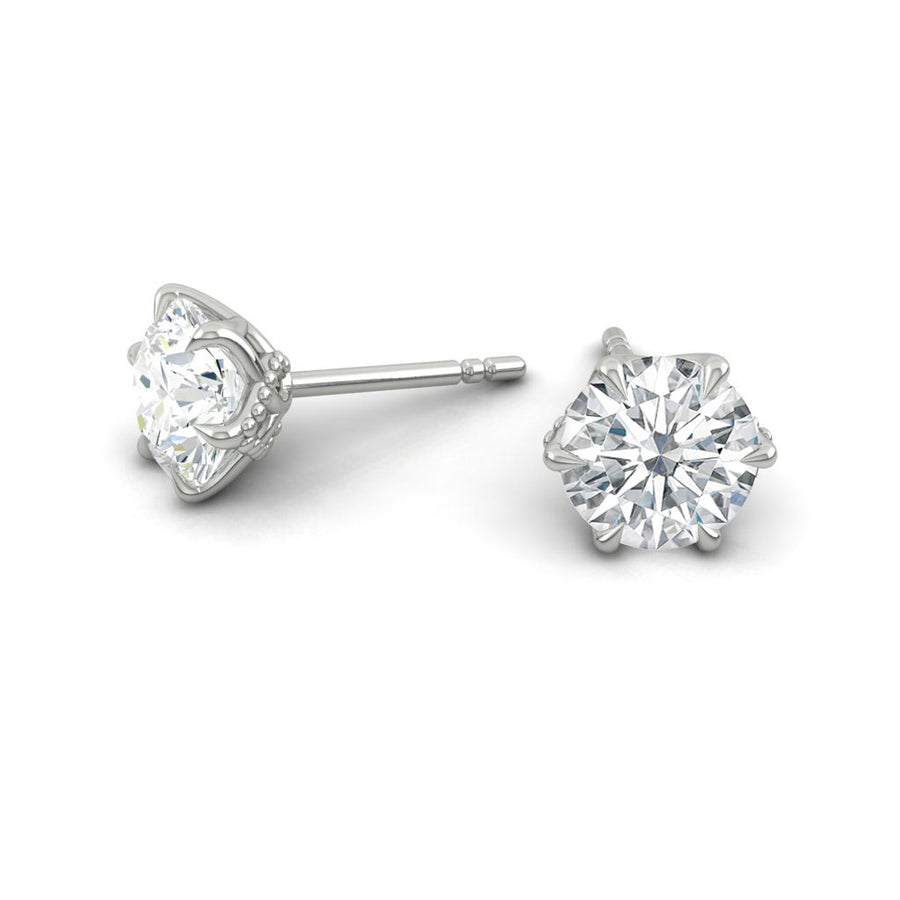Load image into Gallery viewer, LUCCE AZALEA™ Earrings Round Diamond
