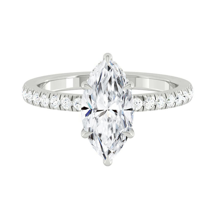 Madelyne Pave Marquise Lab Diamond *new*