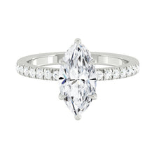 Load image into Gallery viewer, Madelyne Pave Marquise Moissanite
