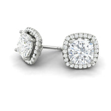 Load image into Gallery viewer, Montevalle Cushion Earrings Lab Diamond *new*
