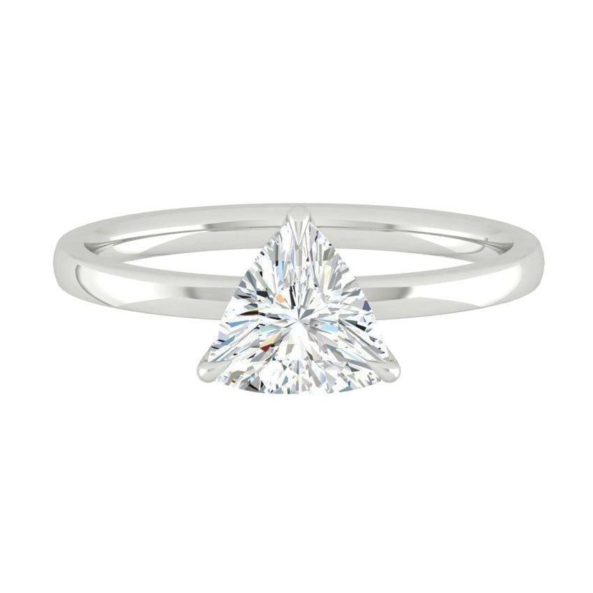 Load image into Gallery viewer, LUCCE LUCIA™ Halo Trillion Lab Diamond 1.04ct E VVS2 GIA Platinum

