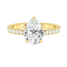 Load image into Gallery viewer, Madelyne Pave Pear Lab Diamond *new*
