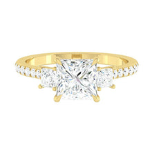 Load image into Gallery viewer, Sophia Pavé Princess Moissanite
