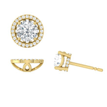 Load image into Gallery viewer, Montevalle Earrings Round Diamond
