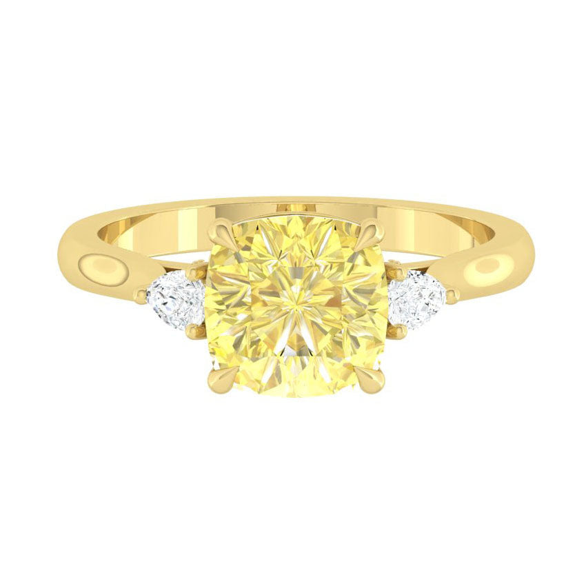 Sophia Sunburst Cushion Diamond