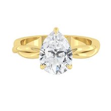 Load image into Gallery viewer, Fiore Solitaire Pear Diamond
