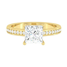 Load image into Gallery viewer, Kaela Pavé Princess Moissanite
