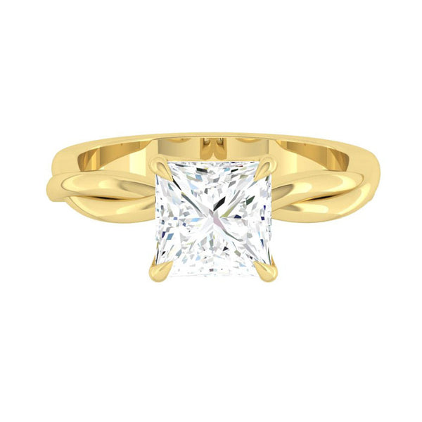 Fiore Solitaire Princess Diamond