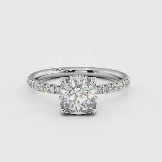 Where to buy Cushion Engagement ring wedding rings gold jewelry moissanite lab diamond  manila philippines