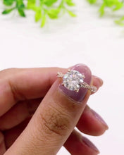 Load and play video in Gallery viewer, Moissanite Lab Diamond Engagement Ring Wedding Rings Proposal Jewelry Manila Philippines
