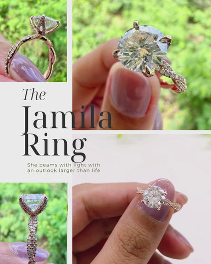 Moissanite Lab Diamond Engagement Ring Wedding Rings Proposal Jewelry Manila Philippines