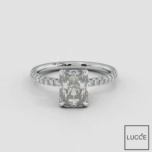 Where to buy Radiant Engagement ring wedding rings gold jewelry moissanite lab diamond  manila philippines
