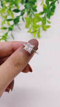 Load and play video in Gallery viewer, Princess Moissanite Engagement Ring Lab Diamond Wedding Bands Manila Philippines
