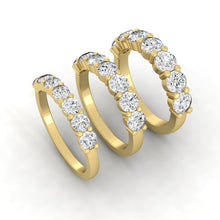 Load image into Gallery viewer, Wedding rings gold jewelry moissanite lab diamond manila philippines Lab diamond Wedding Bands
