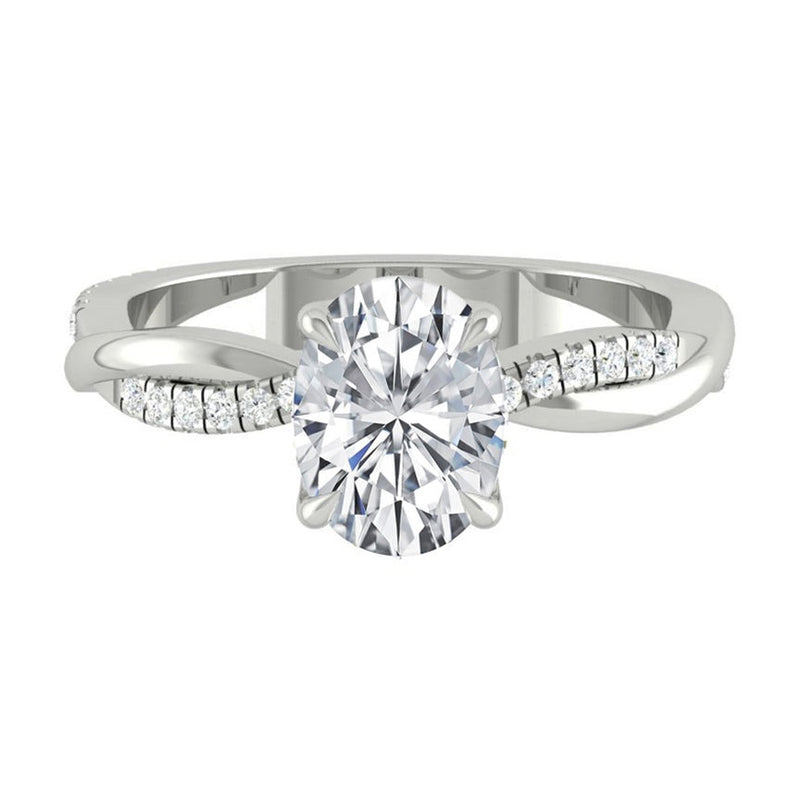 Lab Diamond Engagement Ring Wedding Rings Gold Jewelry Manila Philippines Moissanite