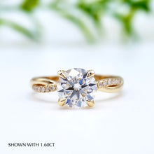 Load image into Gallery viewer, Moissanite Engagement Ring Wedding Rings Gold Jewelry Lab Diamond Manila Philippines
