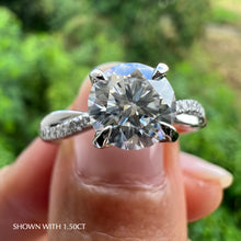 Load image into Gallery viewer, Moissanite Engagement Ring Wedding Rings Gold Jewelry Lab Diamond Manila Philippines
