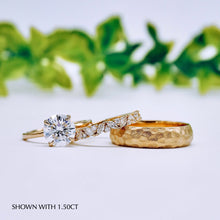 Load image into Gallery viewer, Petal Moissanite Engagement Ring Lab Diamond Wedding Bands Manila Philippines
